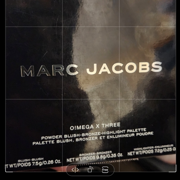 NIB  MARC JACOBS OMEGA X THREE - Picture 4 of 4